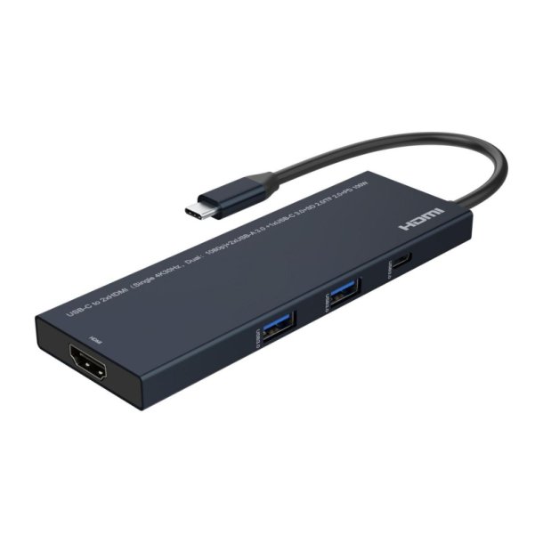 Microconnect Dockingstation - Ledningsf�rt - USB-C 4K