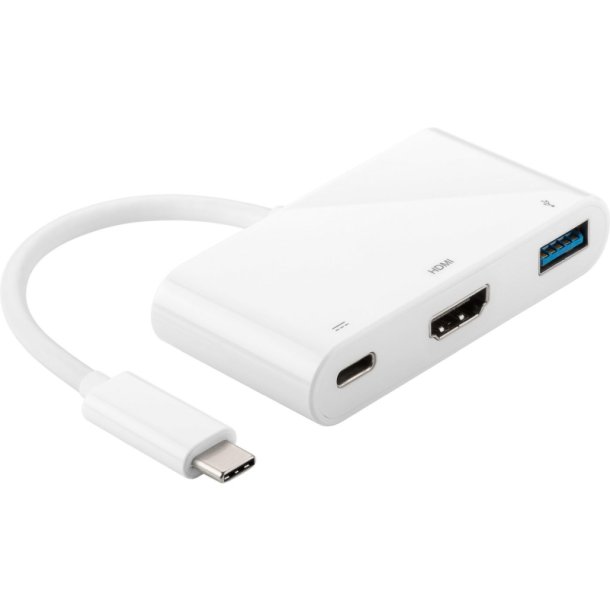 Microconnect USB Grafiske Adapter - Ledningsf�rt - USB-C 3.2 Gen 1