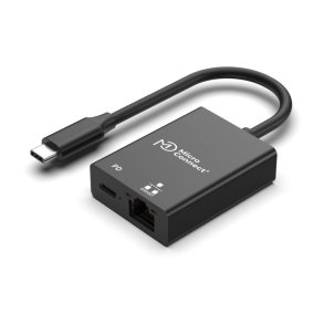 MicroConnect kabel adapter - Premium USB-C to RJ45 network - & USB-C Power 