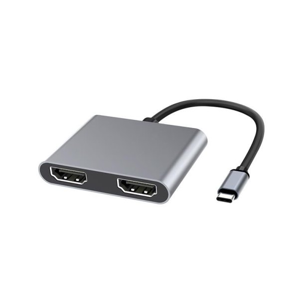 MicroConnect HDMI Adapter USB-C to HDMI X2 Female splitter Multi-Monitor 