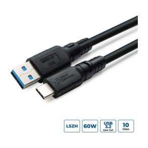 MicroConnect USB kabel - ColorFlex USB-C to USB-A - cable 60W 10Gbps Halogenfree 