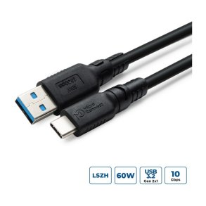 MicroConnect USB kabel - ColorFlex USB-C to USB-A - cable 60W 10Gbps Halogenfree 