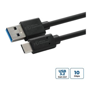 MicroConnect USB kabel - USB C-A 3.2 Gen 1 Cable - 1.5m - USB-C Gen1 - USB 3.0 A - sort