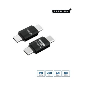 MicroConnect USB kabel - Premium USB4 Gen 3x2 USB-C - adapter - 40Gbps - 240W 