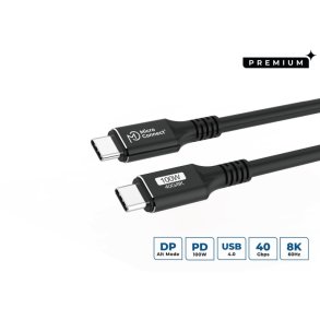 MicroConnect USB kabel - USB-C to USB-C cable 0.5m - Premium - 100W - 40Gbps - USB4 