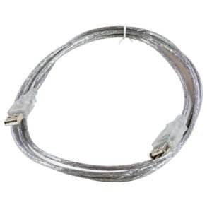 MicroConnect USB kabel - USB2.0 Extension A-A 1.8m M-F - Transparent