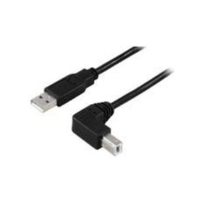 MicroConnect USB kabel - USB-A 2.0 to a USB-B 90 - degrees angled 10m M-M USB B 