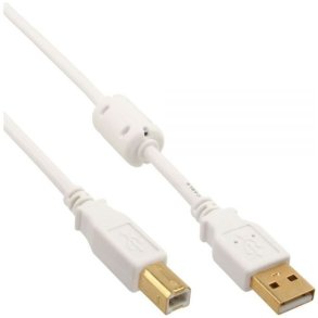 MicroConnect USB kabel - USB2.0 A-B 2m M-M - With Ferrite choke