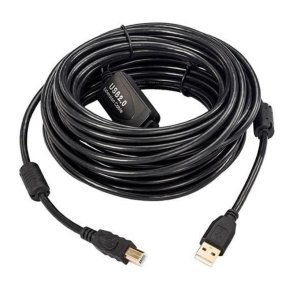 MicroConnect USB kabel - Active USB 2.0 A-B Cable - 5m - With integrated 