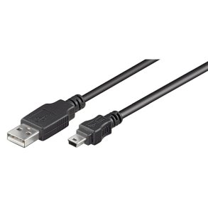 MicroConnect USB kabel - USB A - Mini USB B 5P 1.8m M-M