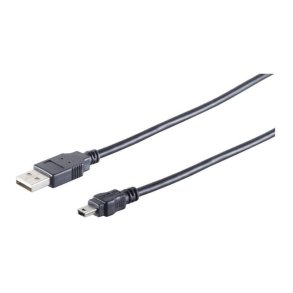 MicroConnect USB kabel - USB A - Mini USB B 5P 1.8m M-M - Hi-Speed data transfers of up 