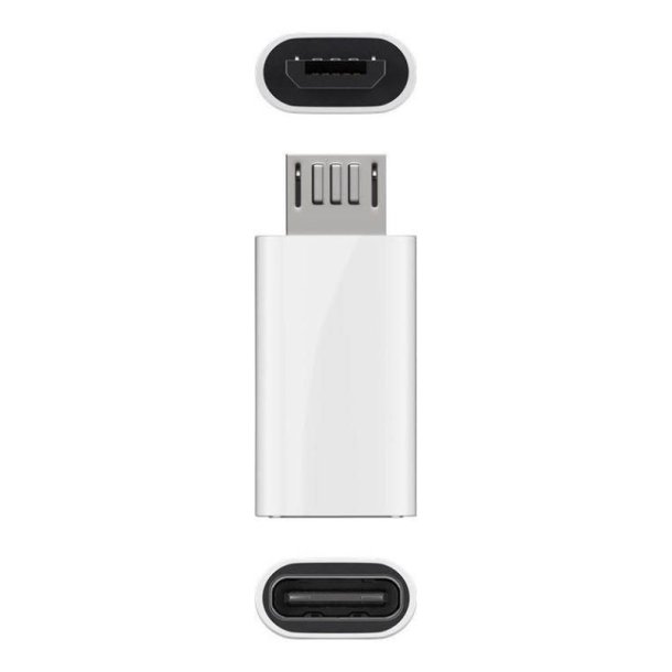 MicroConnect kabel adapter - USB 2.0 Micro-B to USB-C - - hvid