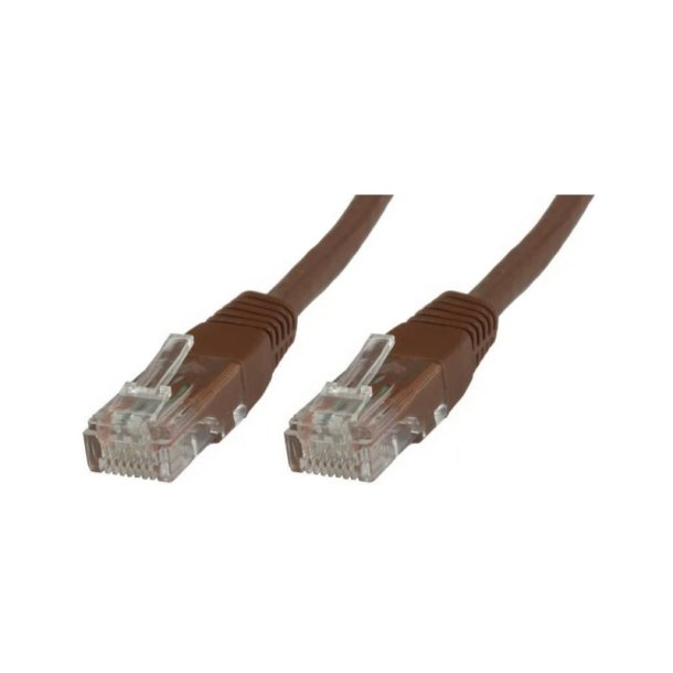 MicroConnect - U/UTP CAT5e 0.5M Brown PVC Unshielded netw�rkskabel - PVC 4x2xAWG 24 CU