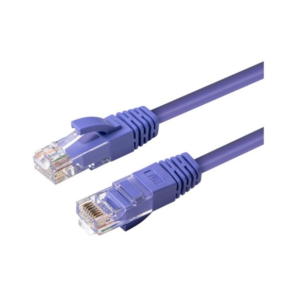 MicroConnect - U/UTP CAT6 0.3M Purple LSZH Unshielded netw�rkskabel - 4x2xAWG 24 CU