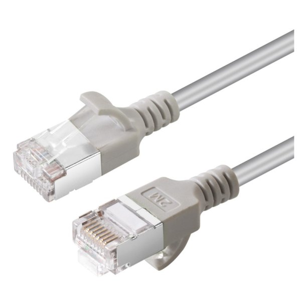 MicroConnect - CAT6A U-FTP Slim LSZH 0.50m - netw�rkskabel Grey 