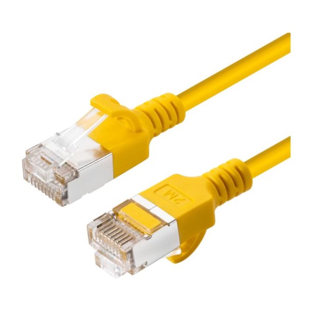 MicroConnect - CAT6A U-FTP Slim LSZH 1m - netw�rkskabel Yellow 