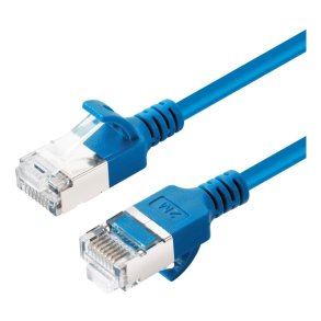 MicroConnect - CAT6A U-FTP Slim LSZH 3m - netw�rkskabel Blue 