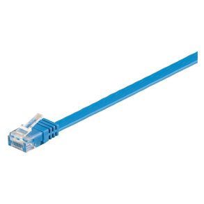 MicroConnect - U/UTP CAT6 1M Blue Flat Unshielded netw�rkskabel - PVC 4x2xAWG 32/7 CU
