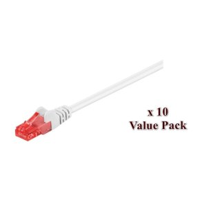 MicroConnect - U/UTP CAT6 7M White 10 PACK - 1 pcs. = 10 pcs. in one bag - Box 6 (x10) pcs AWG 26 PVC