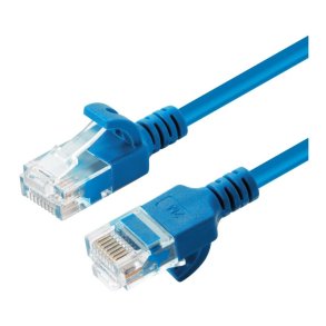 MicroConnect - U/UTP CAT6A Slim 1.5M Blue Unshielded netw�rkskabel - LSZH 4x2xAWG 28 CU OD 3.6mm