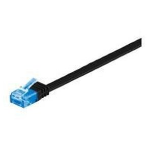 MicroConnect - U/FTP CAT6A 1M Black Flat Unshielded netw�rkskabel - PVC 4x2xAWG 30/7 CU