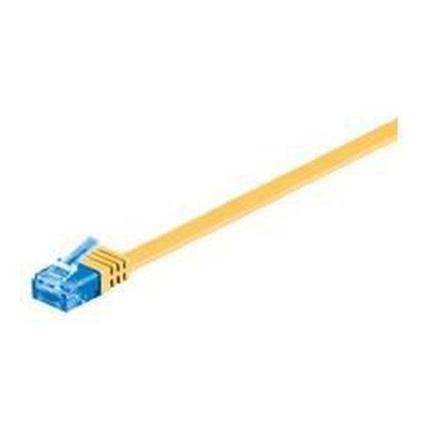 MicroConnect - U/UTP CAT6A 2M Yellow Flat Unshielded netw�rkskabel - PVC 4x2xAWG 30/7 CU