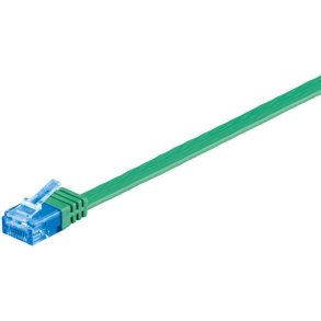 MicroConnect - U/UTP CAT6A 3M Green Flat Unshielded netw�rkskabel - PVC 4x2xAWG 30/7 CU