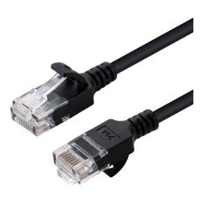 MicroConnect - U/UTP CAT6A Slim 7.5M Black Unshielded netw�rkskabel - LSZH 4x2xAWG 28 CU OD 3.6mm