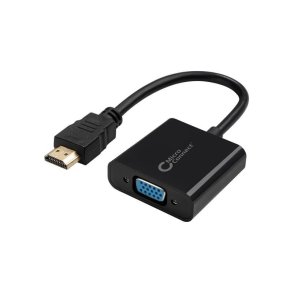 MicroConnect HDMI Adapter Adapter HDMI - VGA M/F, Black HDMVGA1B, HDMI Type A 