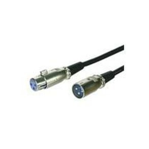 MicroConnect XLR connection kabel 1 meter - XLR 3-pin han-hun - Outer Dimension : 6.0mm, PVC