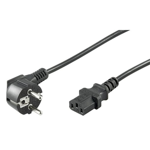 MicroConnect - Power Cord CEE 7/7 - C13 7m - Black - Male - Female - 7 m - Power plug type E+F - C13 coupler