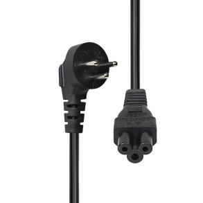 MicroConnect - PE010818ISRAEL - Black - Male - Female - 1.8 m - Power plug type H - C5 coupler