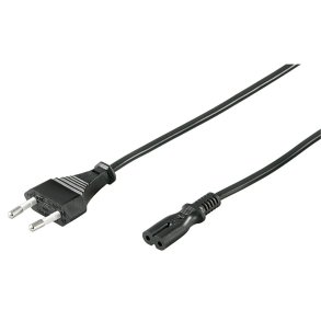 MicroConnect - Power Cord Notebook 10m Black - Black - Male - Female - 10 m - Power plug type C - C7 coupler