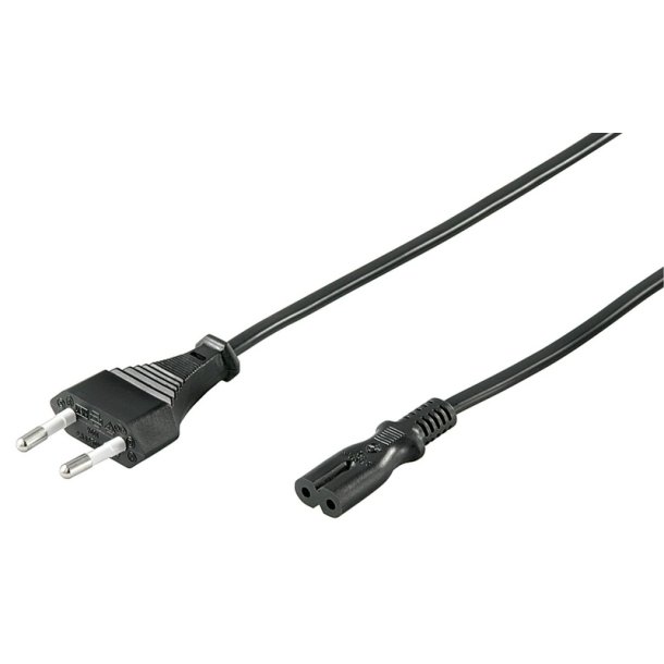 MicroConnect - Power Cord Notebook 10m Black - Black - Male - Female - 10 m - Power plug type C - C7 coupler