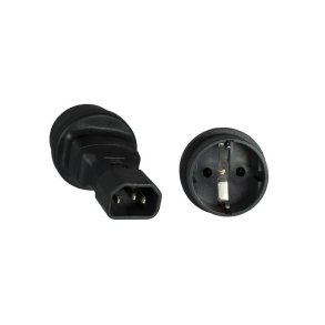 MicroConnect - PE14CEEAD - C14 - Type F - 230 V - Black - 1 - Male/Female