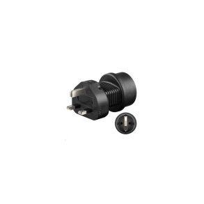 MicroConnect - PETRAVEL1 - Type F - 230 V - Black - 1 - Male/Female - 38 g