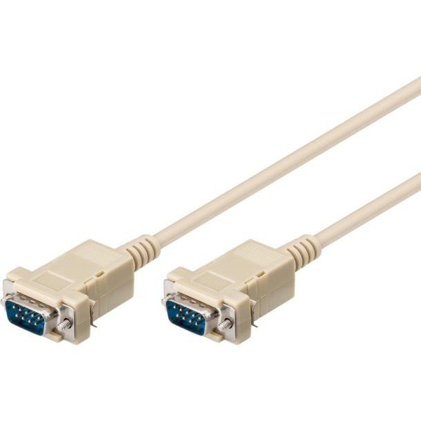 MicroConnect - SCSEHH2 - White - 1.8 m - DB-9 - Male - 1 pc(s) - 269 mm