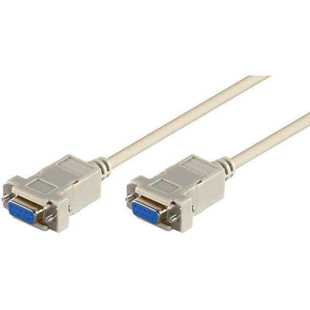 MicroConnect - SCSENN2 - White - 1.8 m - DB-9 - Female - Nylon/Polyvinyl Chloride (PVC) - 1 pc(s)