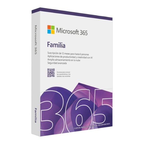 Microsoft Office 365 Home Family - 1 r 6 licenser - Hente - All languages