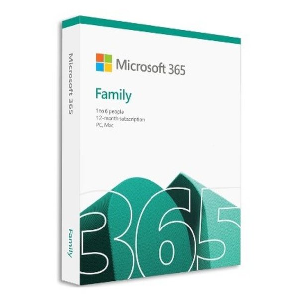 Microsoft Office 365 Home Family - 1 r 6 licenser - Mediefri - Dansk