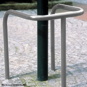 Mottez Mastebeskytter trebenet 65 cm - Galvaniseret