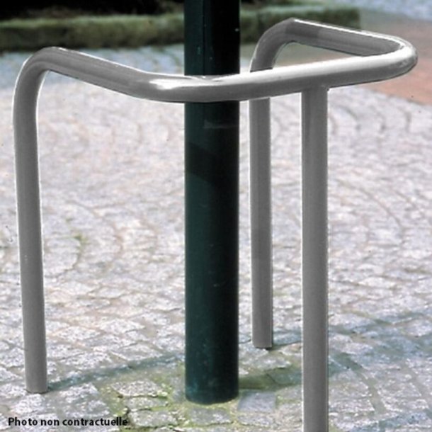 Mottez Mastebeskytter trebenet 65 cm - Galvaniseret