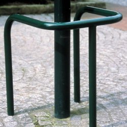 Mottez Mastebeskytter trebenet 65 cm - Malet gr�n