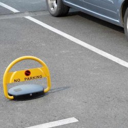 Mottez 46 cm parkeringsbjle med ls - Fjernbetjenings ls