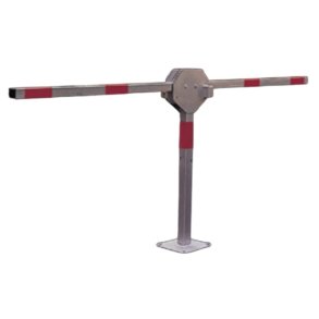 Mottez 240 cm parkeringsbomme med ls - individuelle lse/ngler