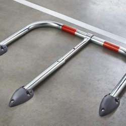 Mottez 81 cm parkeringsbjle med ls - hngels med ngle