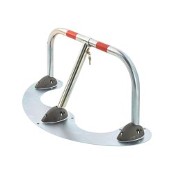 Mottez 2x120cm parkeringsbjler med ls - ens Cylinderlse/ngler