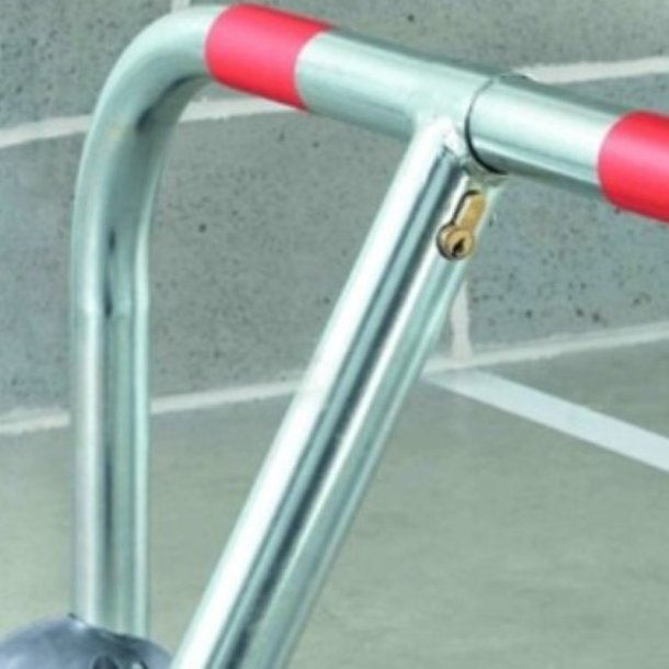 Mottez 94 cm parkeringsbjle med ls - Cylinderls med ngle