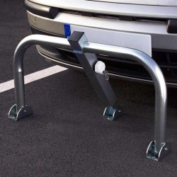 Mottez 89 cm parkeringsbjle med ls - Cylinderls med ngle