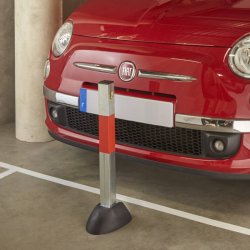 Mottez 5 cm parkeringsstolpe med ls - Cylinderls med ngle